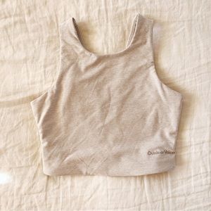 Outdoor Voices Venus Crop Top in Oatmeal